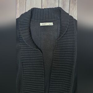 Old Navy Women's Ribbed Black Cardigan